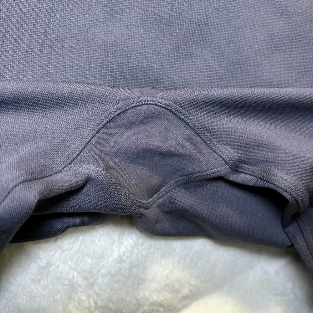 SET Active SculptFlex Leggings Size Medium Blue-Gray High Waist Side Ribbing - Picture 9 of 10